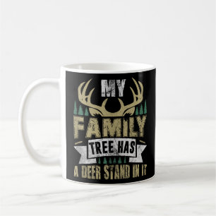 Mug Mon Arbre Familial A Un Deer Stand Dans Son Chasse