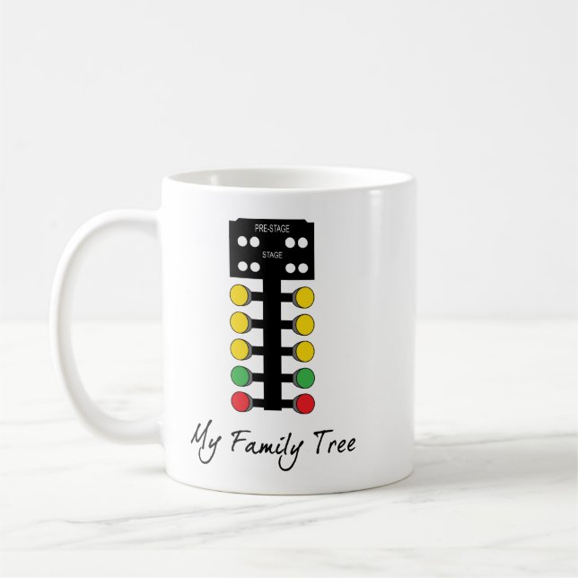 Mug Mon arbre généalogique - entrave emballant l'arbre (Gauche)