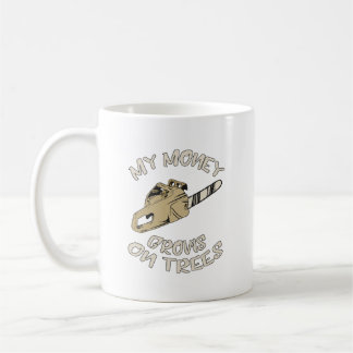 Mug Mon argent pousse sur les arbres