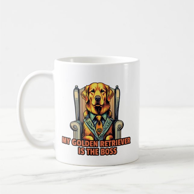 Mug Mon Auteur D'Or Est Le Patron (Gauche)