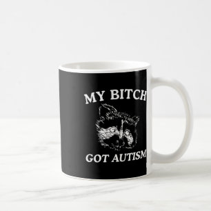 Mug Mon Autism Racoon mème Trash Panda femmes Mens