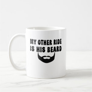 Mug Mon Autre Balade Est Sa Barbe Moto Biker Beard
