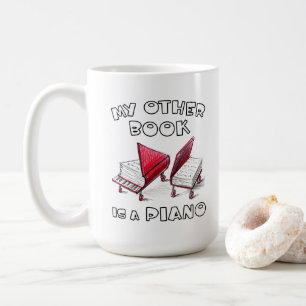 Mug Mon Autre Livre Est Un Piano, Pour Le Keyboard Mus