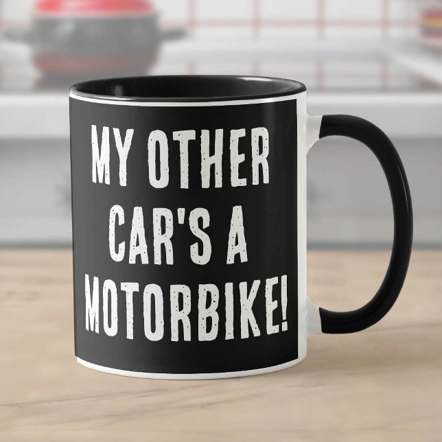 Mug Mon autre voiture est une moto (Créateur téléchargé)