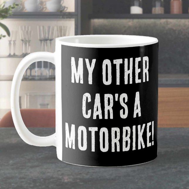 Mug Mon autre voiture est une moto (Créateur téléchargé)