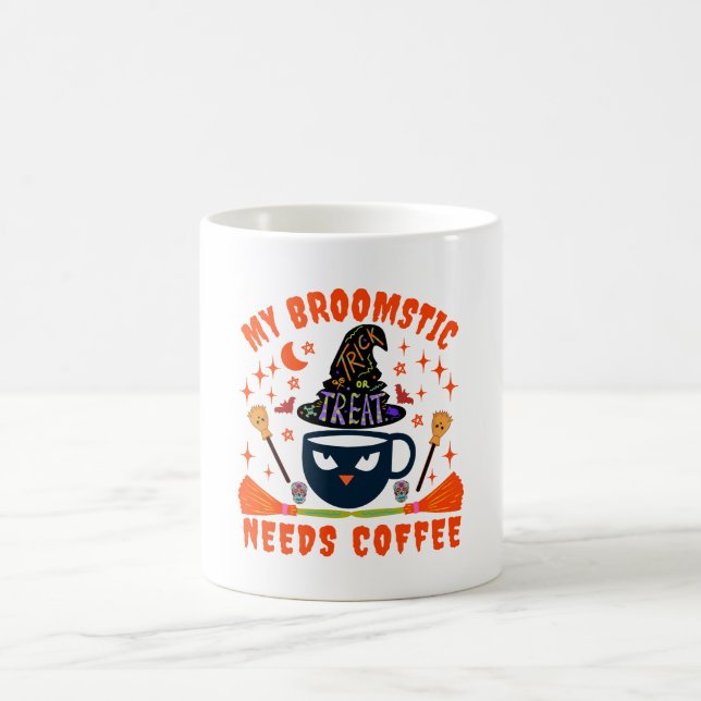 Mug Mon Balai a Besoin de Café (Centre)