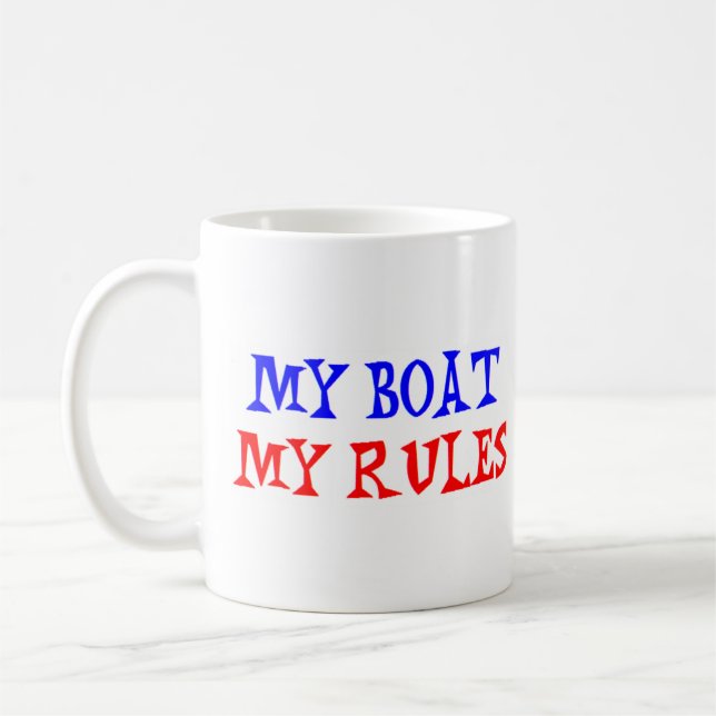 Mug mon bateau, mes règles (Gauche)