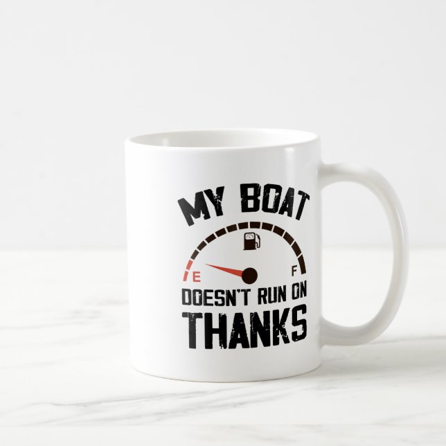 Mug Mon bateau ne fonctionne pas grâce à Funny Boating (Droite)