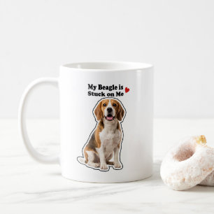 Mug Mon Beagle Est Collé À Moi Amoureux De Chien Migno