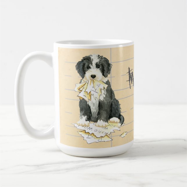 Mug Mon Beardie a mangé mon travail (Gauche)