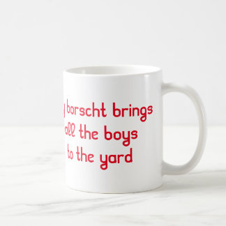 Mug Mon Borscht amène tous les garçons à la grenouille