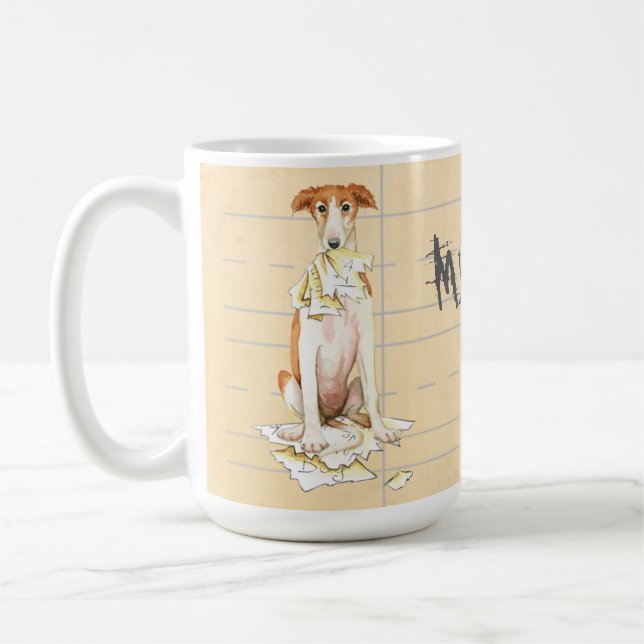 Mug Mon Borzoi A Mangé Ma Maison (Gauche)