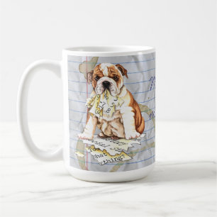 Mug Mon bouledogue a mangé mon plan de cours