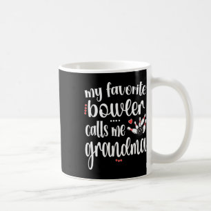 Mug Mon Bowler préféré m'appelle grand-mère de Bowling
