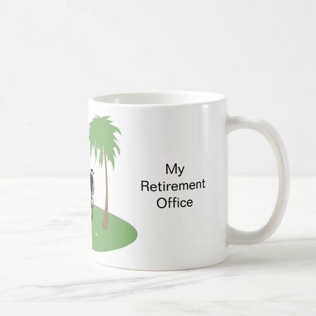 Mug Mon bureau de retraite (Droite)