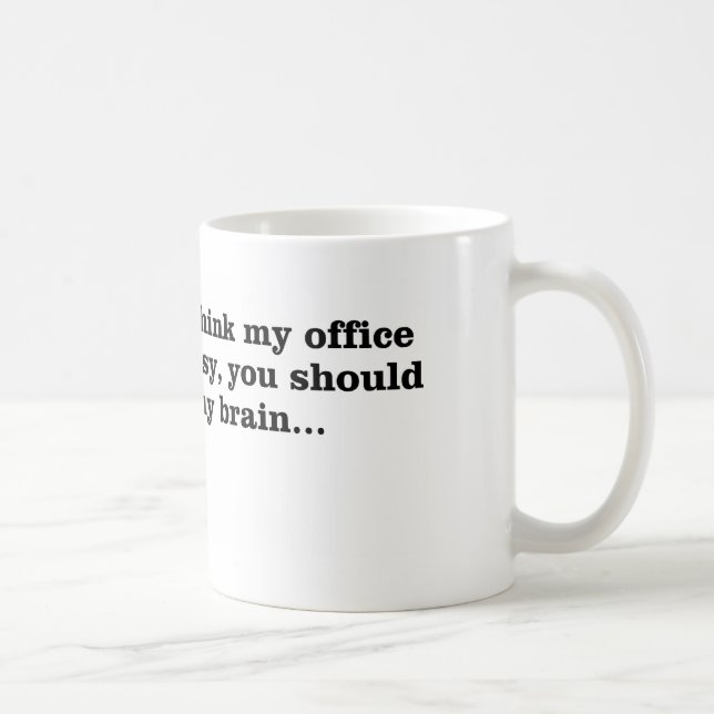 Mug Mon bureau malpropre (Droite)