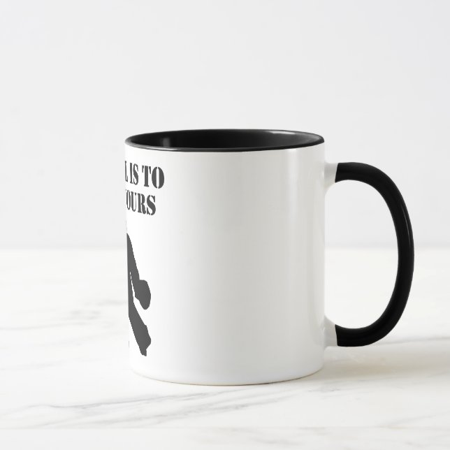 Mug Mon but est de nier le vôtre (Droite)