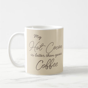 Mug Mon cacao chaud est meilleur que votre script de c