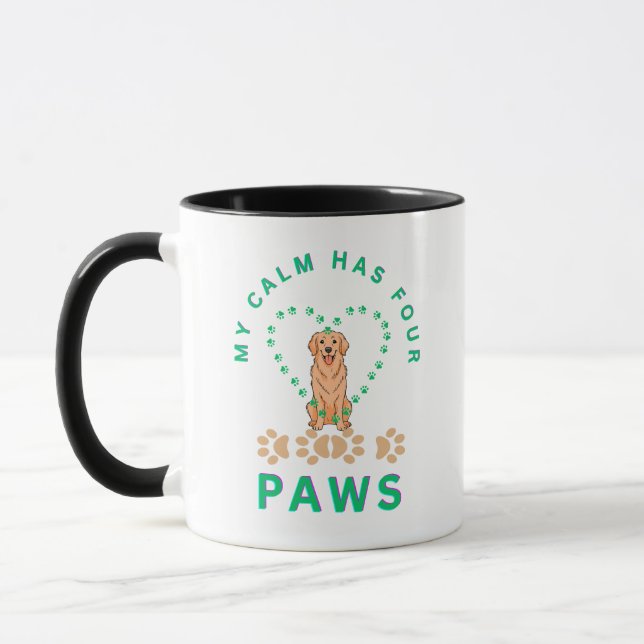 Mug Mon Calme a quatre pattes (Gauche)