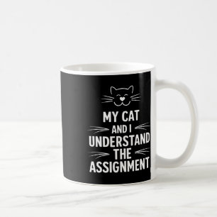 Mug Mon Chat Et Moi Comprenons L'Ignement Démocrate Li