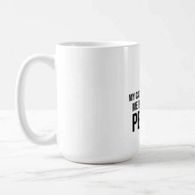 Mug Mon chat me comprend mieux que les gens Sarcasme (Gauche)
