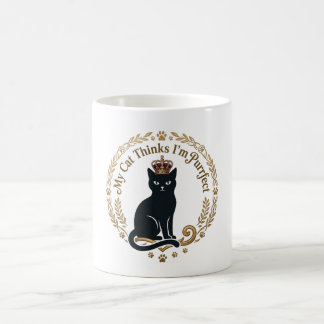 Mug Mon chat pense que je suis parfait