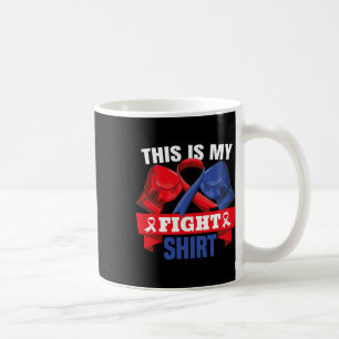 Mug Mon Chemise de combat est-elle Coeur maladie de Co