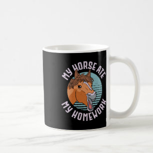 Mug Mon Cheval A Mangé Mon Travail À Cheval Équitation