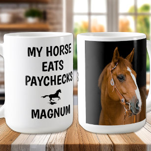 Mug Mon Cheval Mange Payes - Equestre Cheval Lover