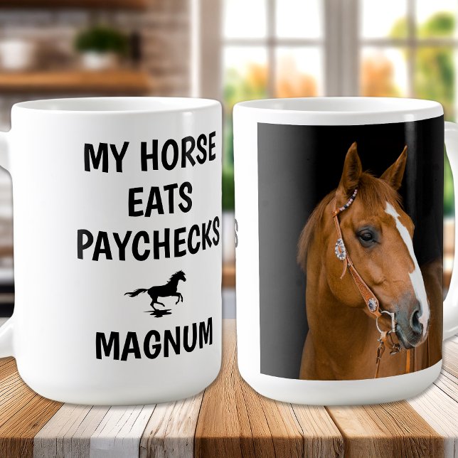 Mug Mon Cheval Mange Payes - Equestre Cheval Lover (Créateur téléchargé)