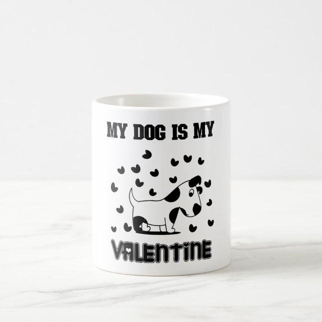 Mug Mon chien est ma Saint Valentin (Centre)