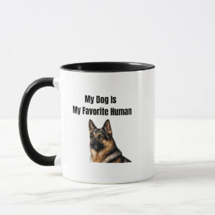 Mug Mon chien est mon humain préféré