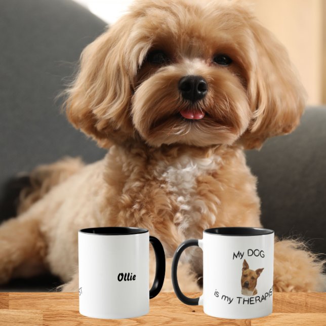Mug Mon chien est mon thérapeute (Créateur téléchargé)