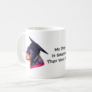 Mug Mon chien plus intelligent que votre Doberman drôl