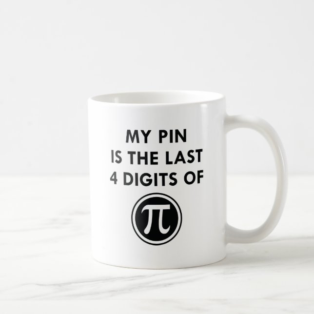 Mug Mon code Pin Pi (Droite)