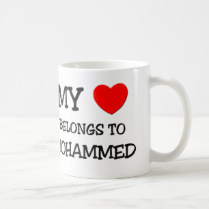Mug Mon coeur appartient à Mohamed