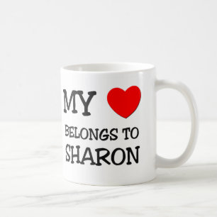Mug Mon coeur appartient à SHARON