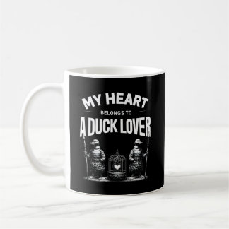 Mug Mon coeur appartient à un amoureux du canard