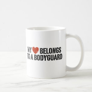 Mug Mon coeur appartient à un garde du corps