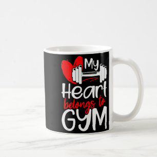 Mug Mon cœur appartient au Gym Drôle de Saint-Valentin