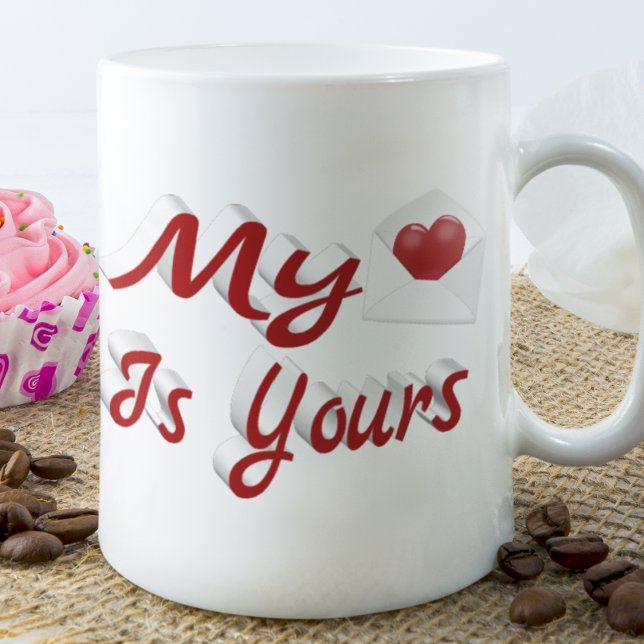 Mug Mon Coeur Est Votre Saint Valentin (Créateur téléchargé)
