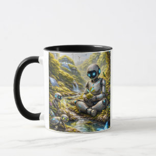 Mug Mon cœur pour la nature et la technologie