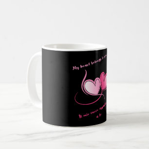 Mug Mon coeur vous appartient romantique