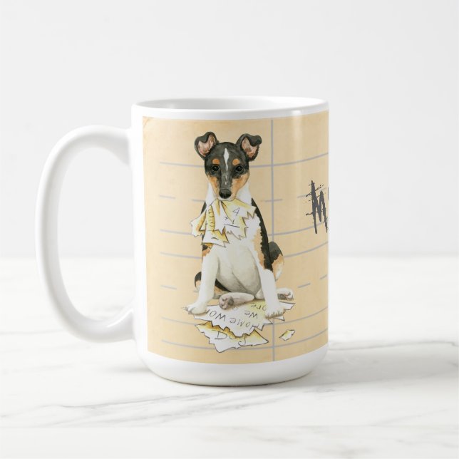 Mug Mon colley lisse a mangé mon travail (Gauche)