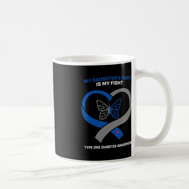 Mug Mon combat de soeur est mon combat pour le diabète (Droite)