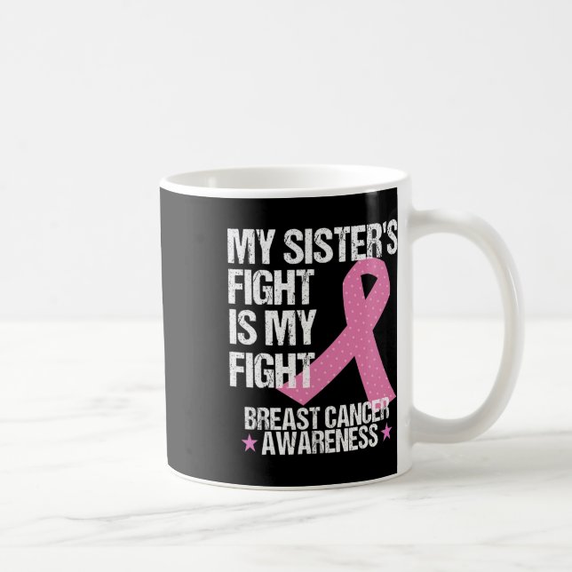 Mug Mon combat Soeurs est mon combat cancer du sein de (Droite)
