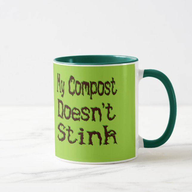 Mug Mon Compost ne pue pas Funny Gardener (Droite)