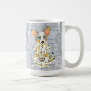 Mug Mon corgi de Gallois de cardigan a mangé mon plan