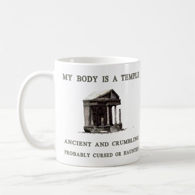 Mug Mon corps est un temple (Gauche)