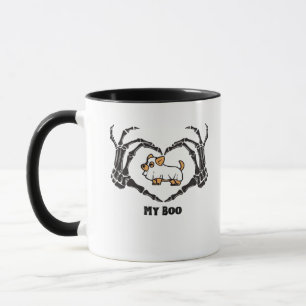 Mug Mon Costume Boo Chihuahua Avec Mains Coeurs Squele